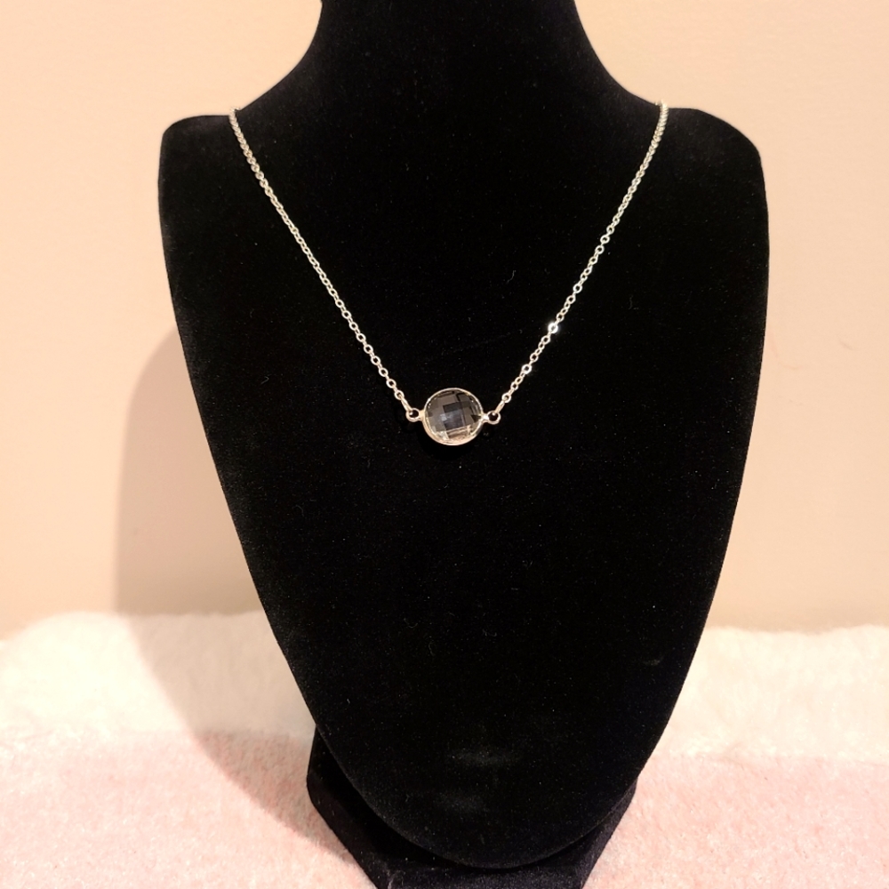 Dainty Clear Quartz Necklace Handmade Necklace